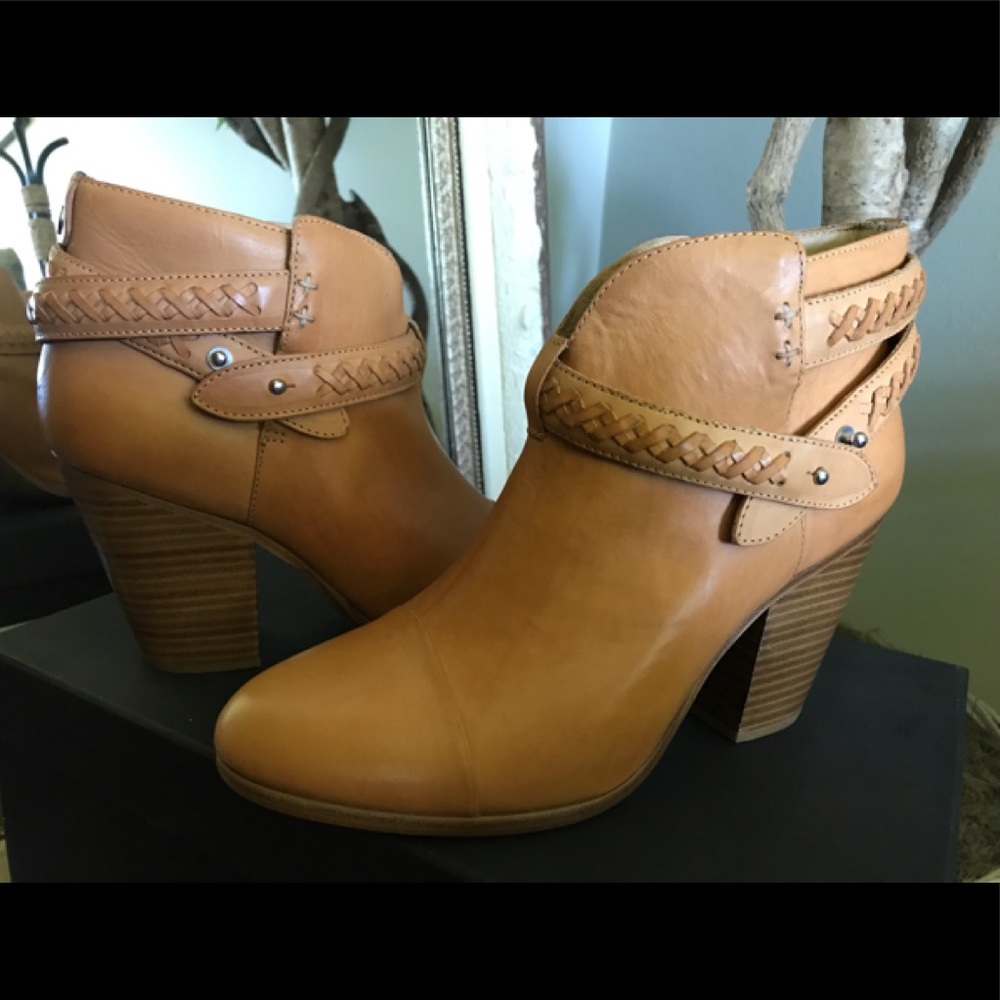 Rag and Bone Tan Leather Boot